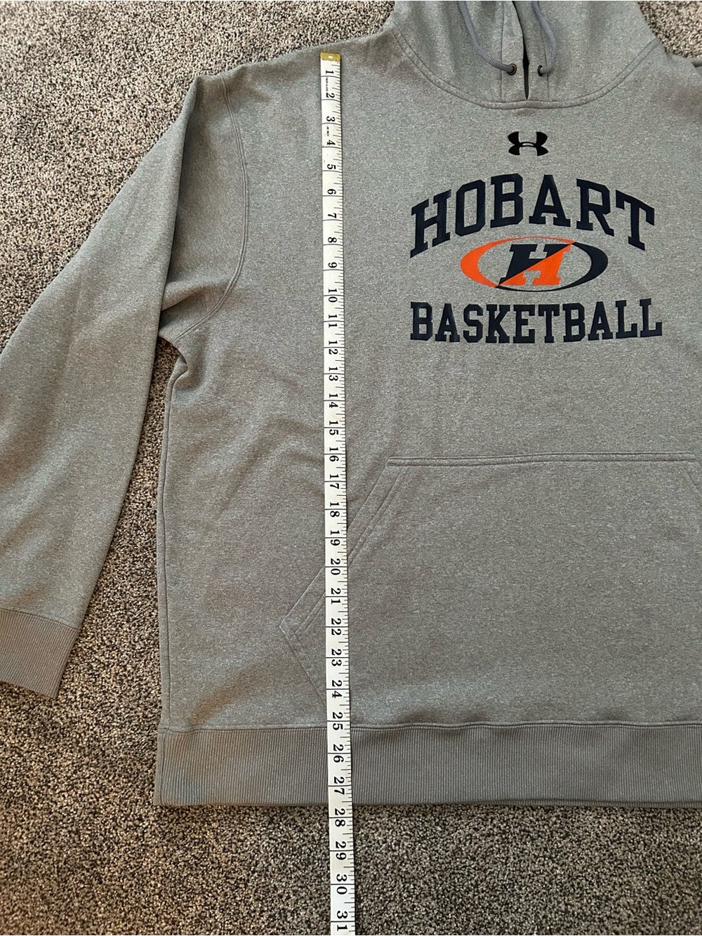 Men’s Hobart College Basketball Sweatshirt Hoodie - Picture 4 of 4